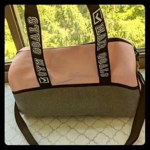 Gym goals/ hair goals duffle bag & overnight bag